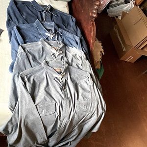 2   Big Mac     1 Wrangler and 1 Levi Strass work shirt long sleeve